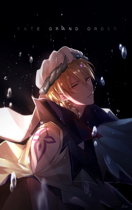 gilgamesh fate grand order blonde anime boy one person 2k