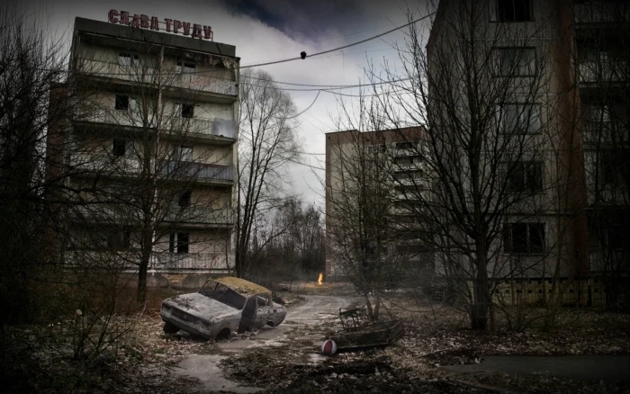 gray concrete building Stalker Call Of Pripyat titles 2k