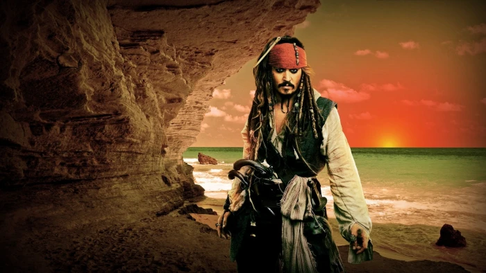 Johnny Depp Pirates of the Caribbean Jack Sparrow people one Person 2k