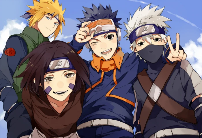 Naruto wallpaper Anime Kakashi Hatake Minato Namikaze Obito Uchiha 2k