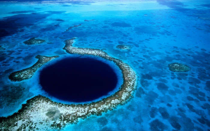 ocean nature sea reef great blue hole belize Nature Beaches HD Art 2k