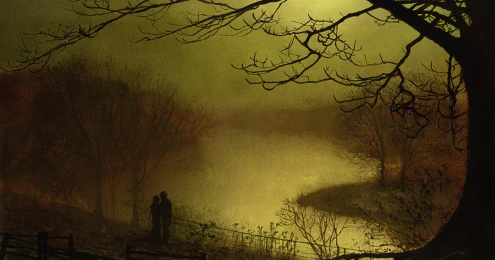 paintings john atkinson grimshaw Nature Lakes HD Art 2k