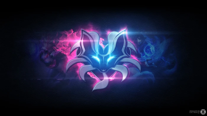 pink and purple fox digital wallpaper Riot Games League of Legends 2k