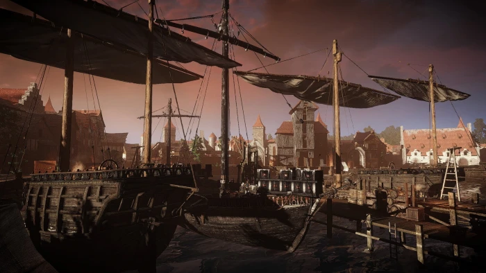 The Witcher 3 Wild Hunt video games nautical vessel architecture 2k