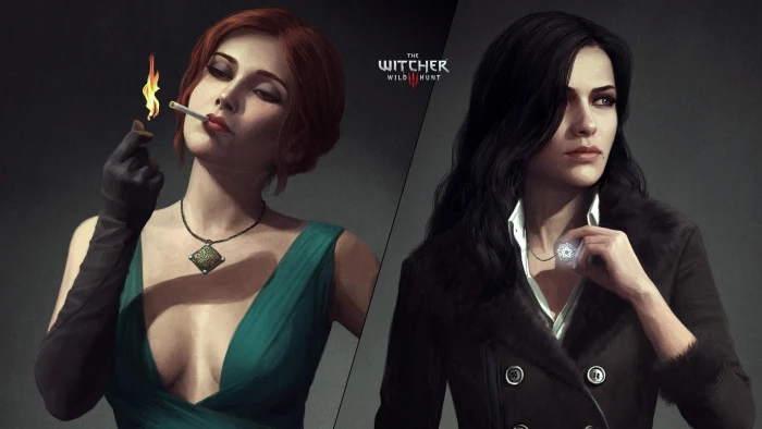 The Witcher female character collage 3 Wild Hunt 40 2k