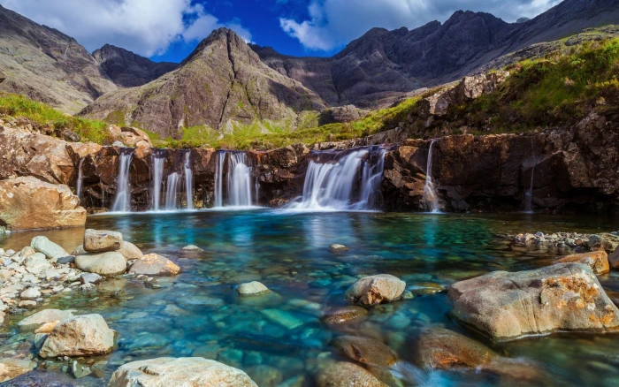 Windows 10 scenery theme desktop wallpaper 08 water mountain 2k