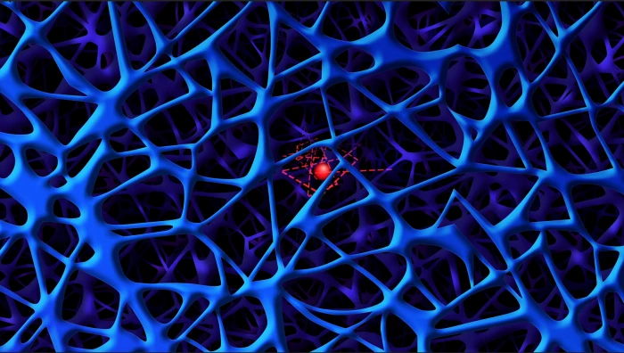 abstract network digital art 2k