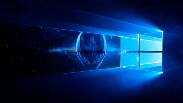 alienware computer windows 10 hd blue futuristic technology 2k 4k