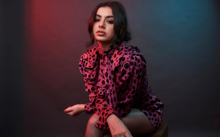 Charli XCX one person sitting women portrait indoors 2k