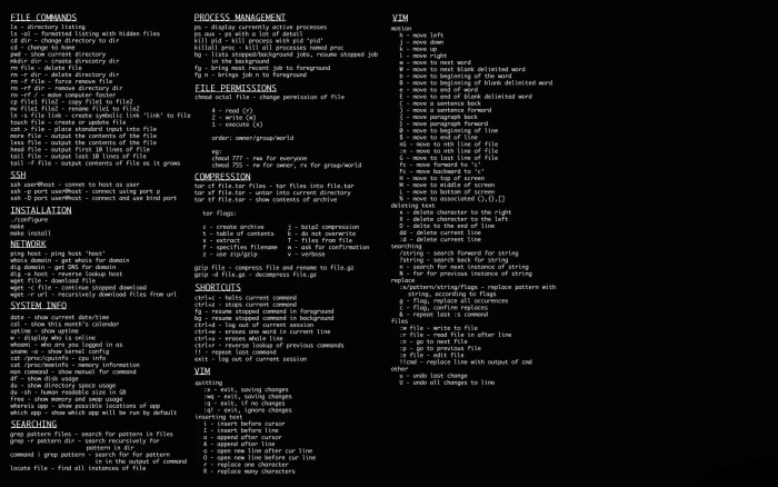 computer system information minimalism Linux command lines 2k
