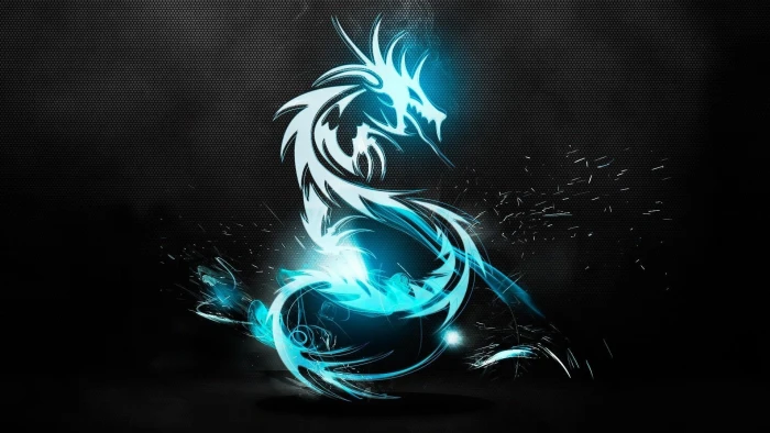 gray dragon digital wallpaper MSI motion long exposure illuminated 2k