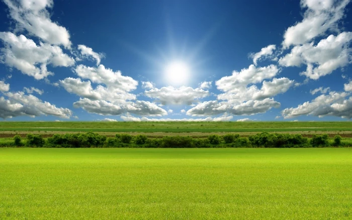 hd full nature inspired sky grass environment 2k