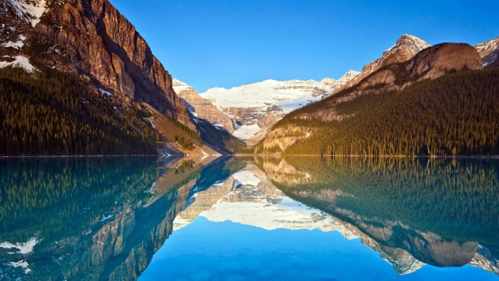 mount scenery banff national park victoria glacier canada 2k