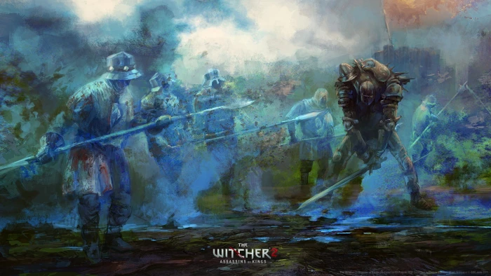 The Witcher digital wallpaper 2 Assassins of Kings 2k