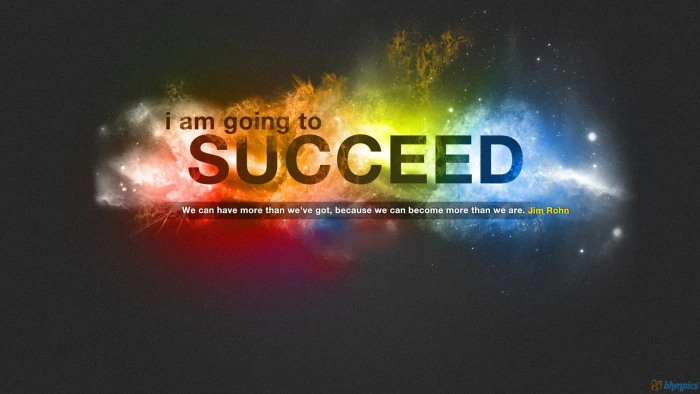 I Am Going to Succeed illustration quote colorful motivational 2k