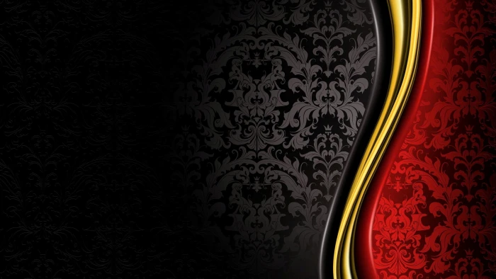 abstract royal gold luxury red black 2k