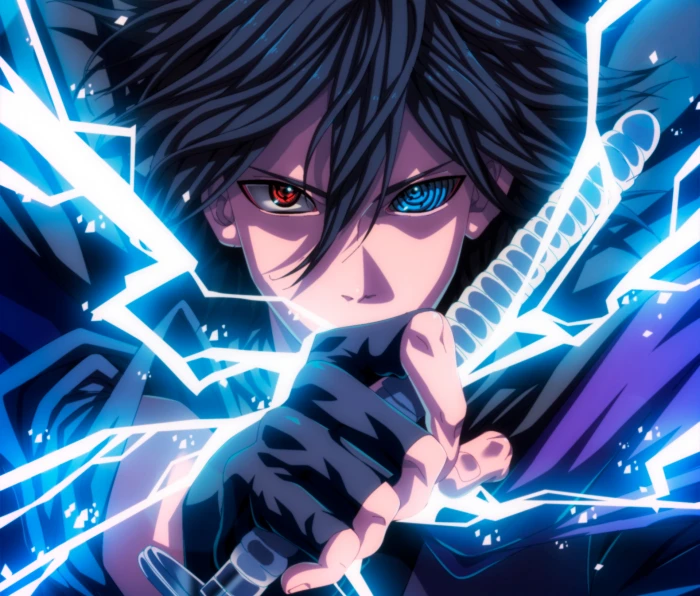 Anime Naruto Black Hair Boy Lightning Ninja Rinnegan 2k