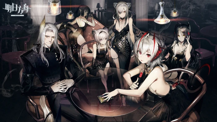 Arknights Hellagur Ines Schwarz 2k