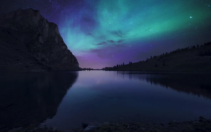 Aurora borealis atmosphere Scenery High Quality Wa scenics nature 2k