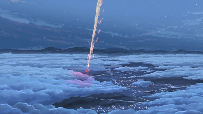 Kimi no Na Wa Makoto Shinkai anime sky nature people 2k 4k