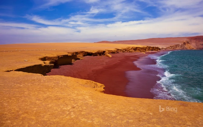 Peru Playa Roja in Paracas National Reserve B water sky 2k
