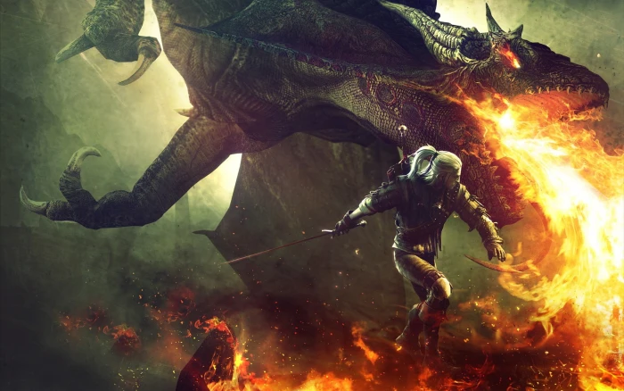 The Witcher 2 Assassins of Kings Geralt Rivia the witcher game 2k