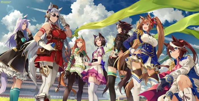 anime girls Uma Musume Pretty Derby 2k