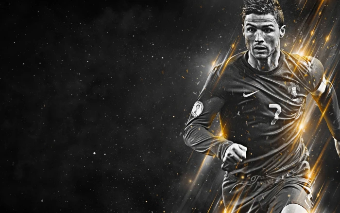 Cristiano Ronaldo Real Madrid night art and craft human representation 2k