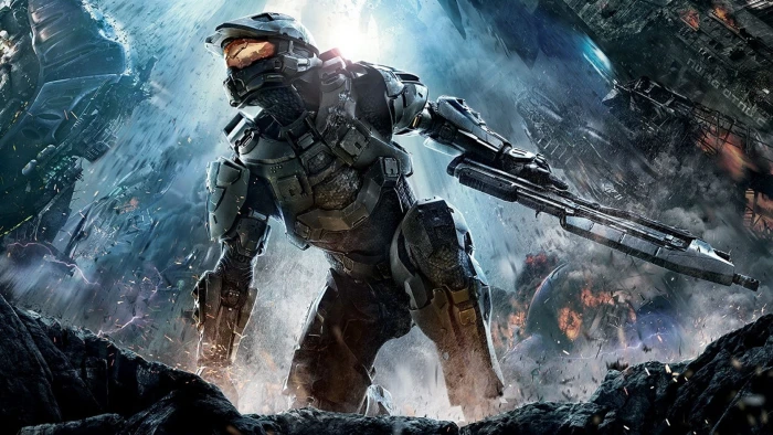 Halo Master Chief poster 4 video games futuristic science fiction 2k