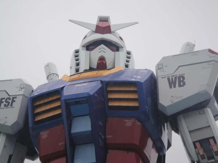 red white and blue gundam robot illustration Japan Mobile Suit Gundam 2k