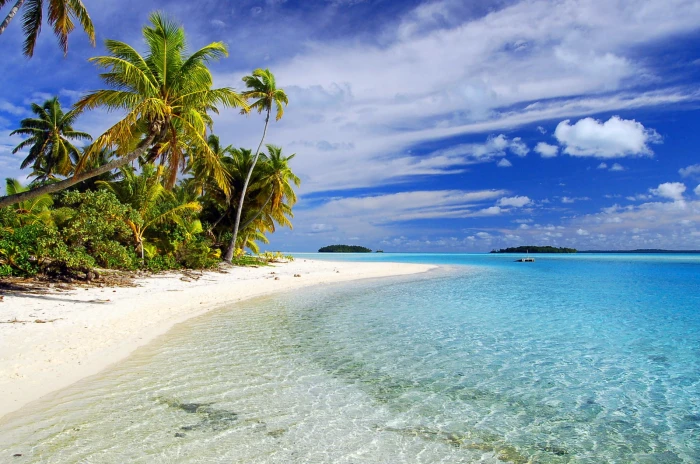 beach cook Island tropical Beach 2k