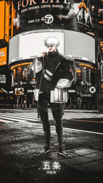 Jujutsu Kaisen Gojo Satoru anime city