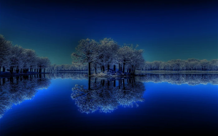 nature night resolution Winter hd 2k