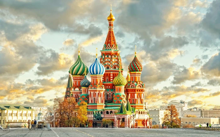 Saint Basil's Cathedral Moscow Russia photography city Kremlin 2k