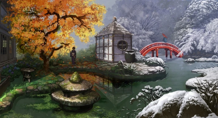 seasons Nature Seasons HD Art 2k