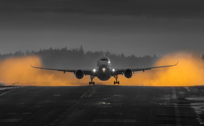 Airbus A gray airplane Motors finnair jet air vehicle 2k 4k