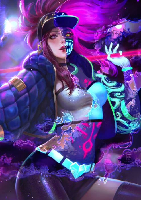 digital art artwork women video games League of Legends