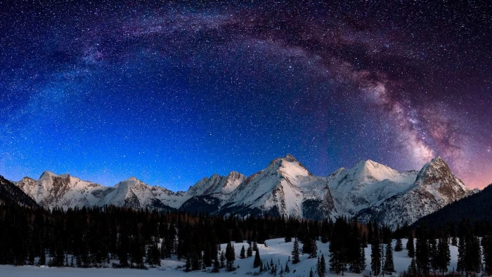 united states night stars starry sky 2k