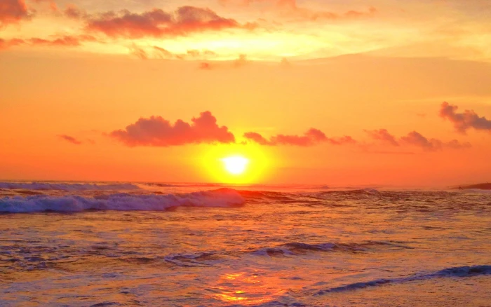 Beautiful Bali Beach Sunset Photo Visit Indonesia Wallpaper 2k