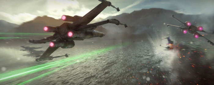 Star Wars Wing Fighter movie still screenshot starfighter 2k 4k