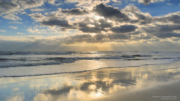 Sunrise on Cocoa Beach Florida Beaches 2k
