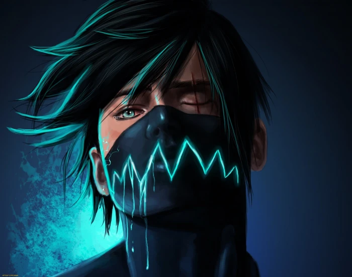 anime Face Mask Scars 2k