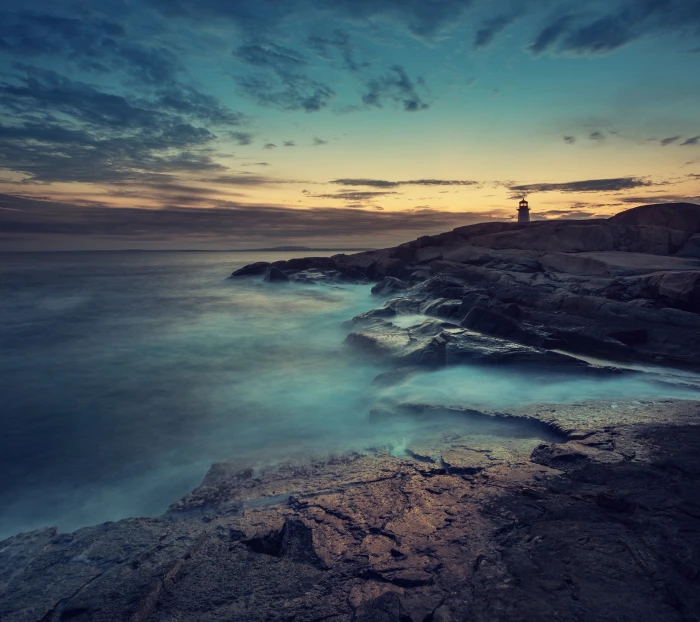 silhouette of lighthouse Sony Blue Coast Wallpaper Ocean 2k
