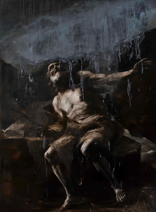 The Nature of Fear Nicola Samori painting horror Baroque portraiture 2k