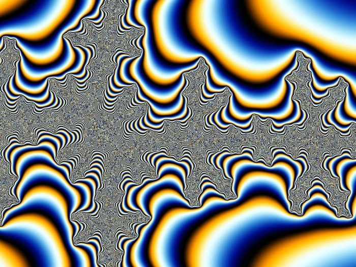 white and black optical illusion wallpaper fractal psychedelic 2k