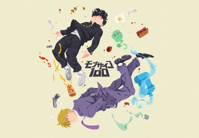 Anime Mob Psycho Arataka Reigen Shigeo Kageyama 2k