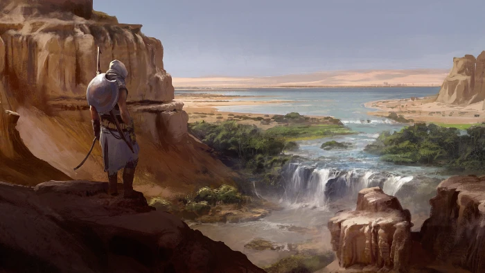 Assassin s Creed Odyssey poster digital art artwork video games 2k