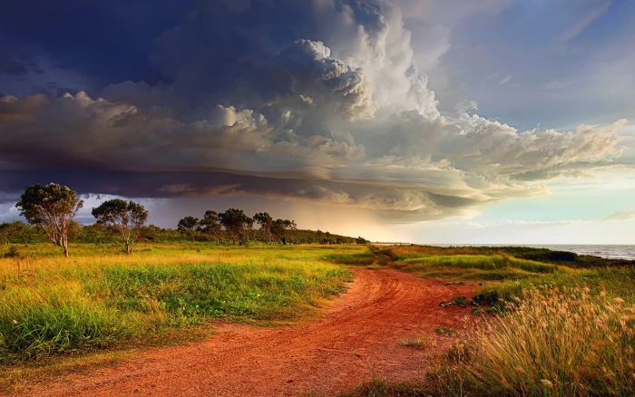 backgrounds for computer nature cloud sky tranquility 2k