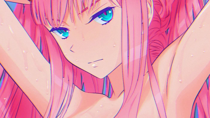 anime girls artwork simple background DubstepGutter 2k