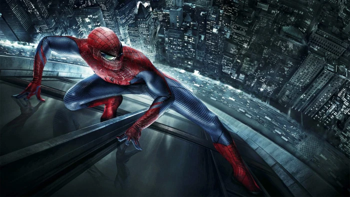 Amazing spider man spiderman superhero red adult people 2k
